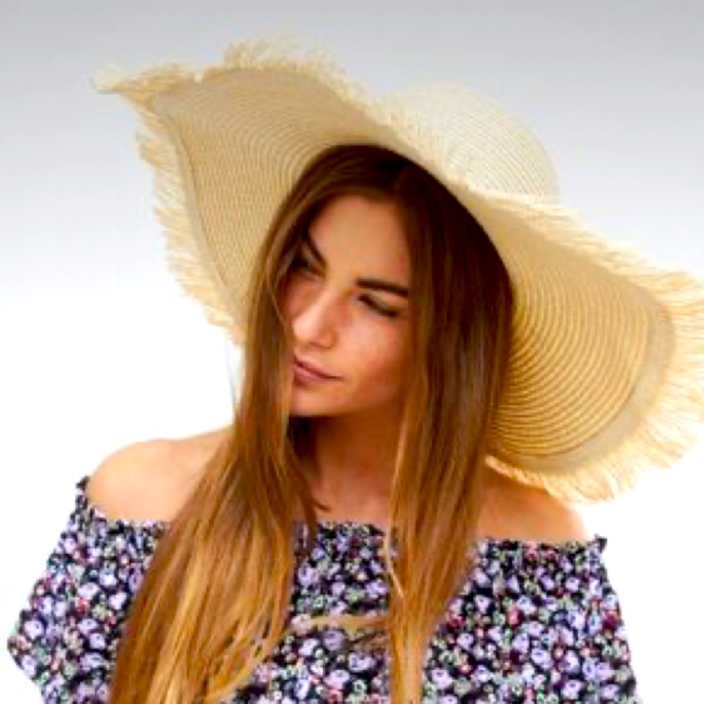 ASOS straw sun hat